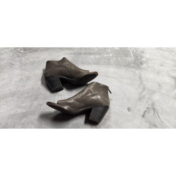 Eileen Fisher Women's Size 8.5 Brown Vero Cuoio Open Toe Block Heel Shoes - Picture 1 of 6